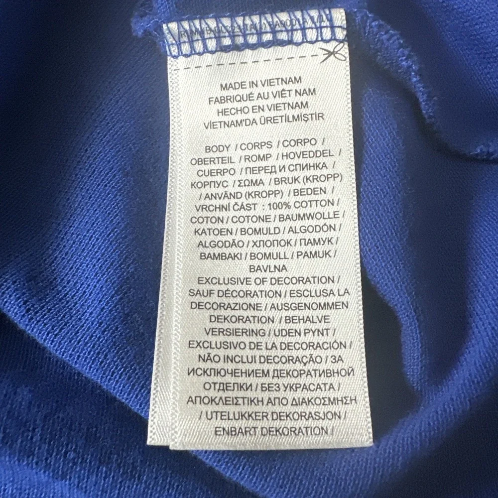 Polo Ralph Lauren Men XXL‎ Prep Bear Short Sleeve Polo Classic Shirt Royal Blue
